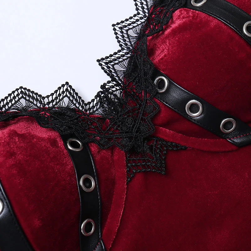 Cherry Red Crop Top - Image 4