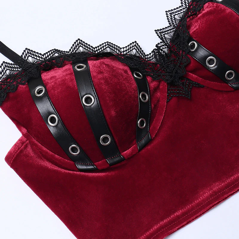 Cherry Red Crop Top - Image 5