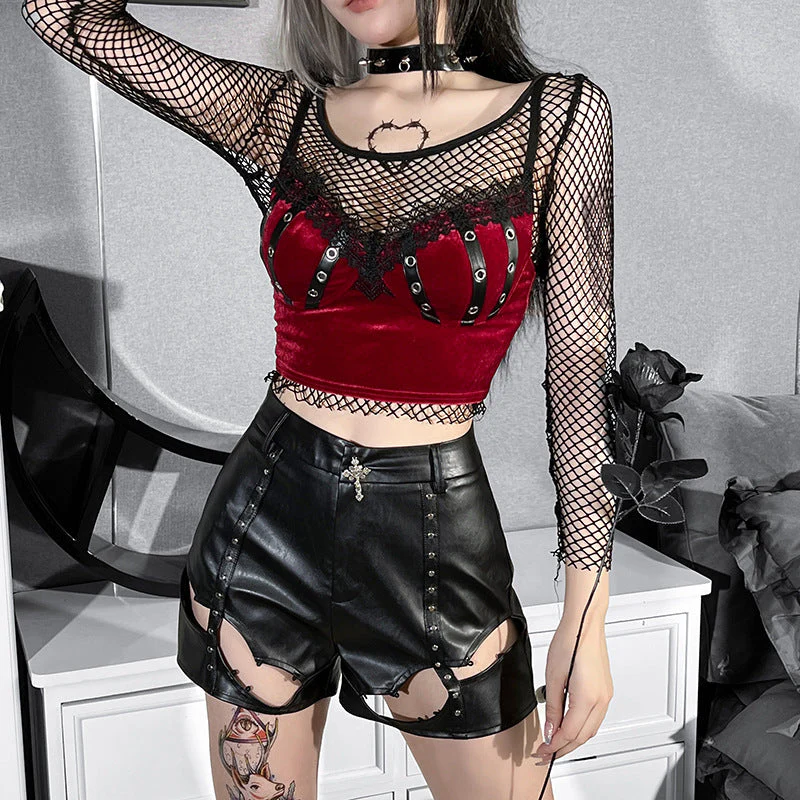 Cherry Red Crop Top - Image 6