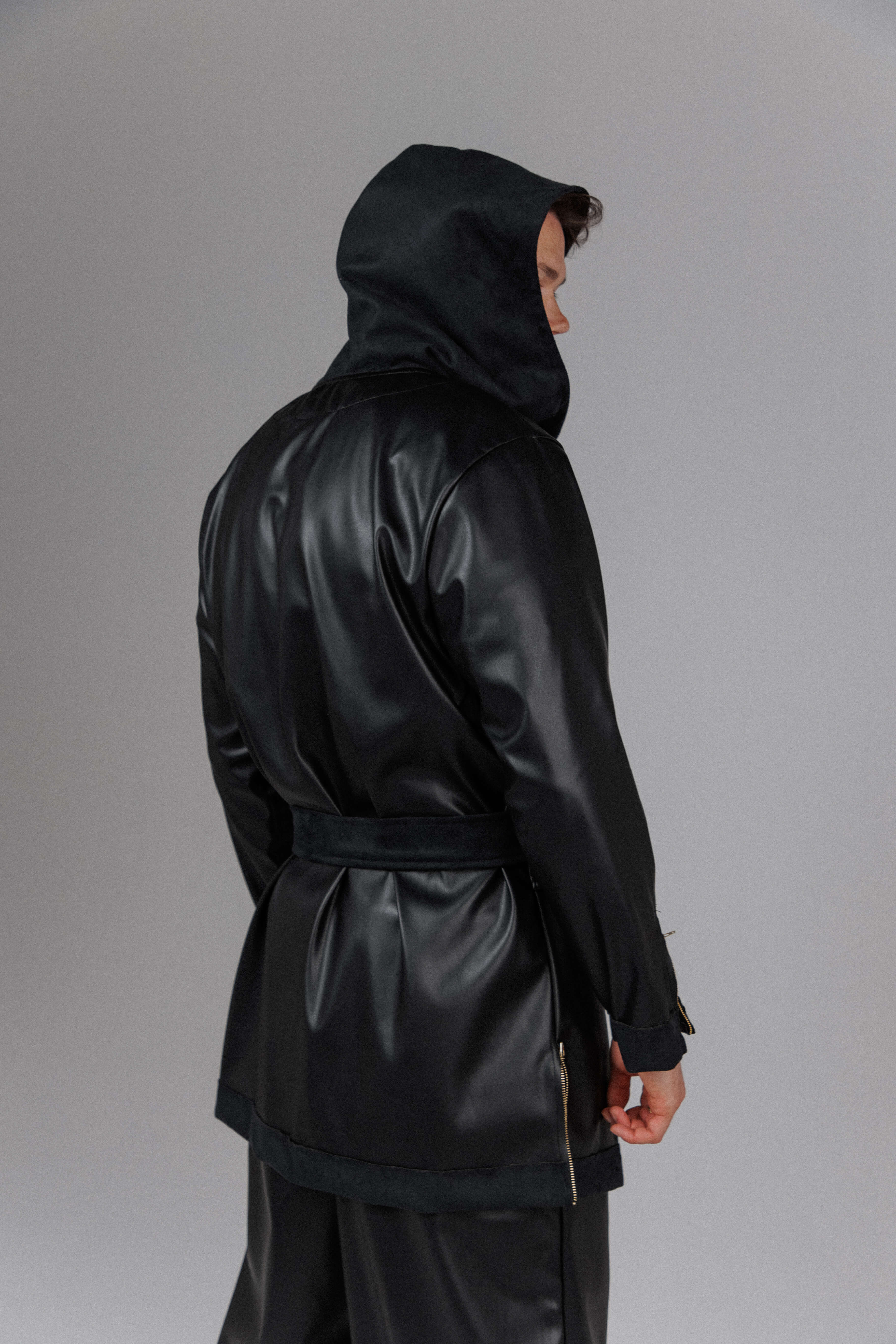 Eclipse Men's Hooded Leather Set - Image 5