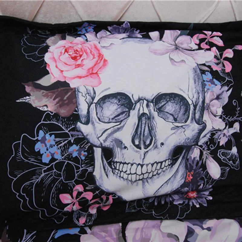 Floral Skull Bedding - Image 4