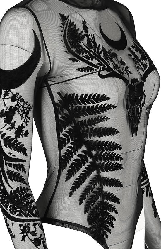 Gothic Fern Bodysuit - Image 3