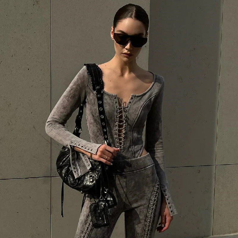 Gothic Retro Bodysuit - Image 3