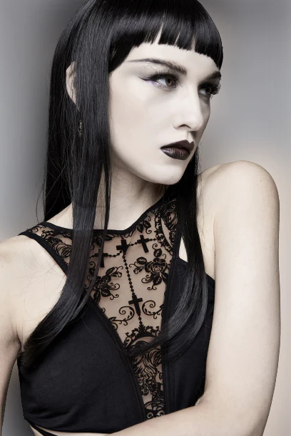 Lace Cameo Butterfly Dress - Image 10