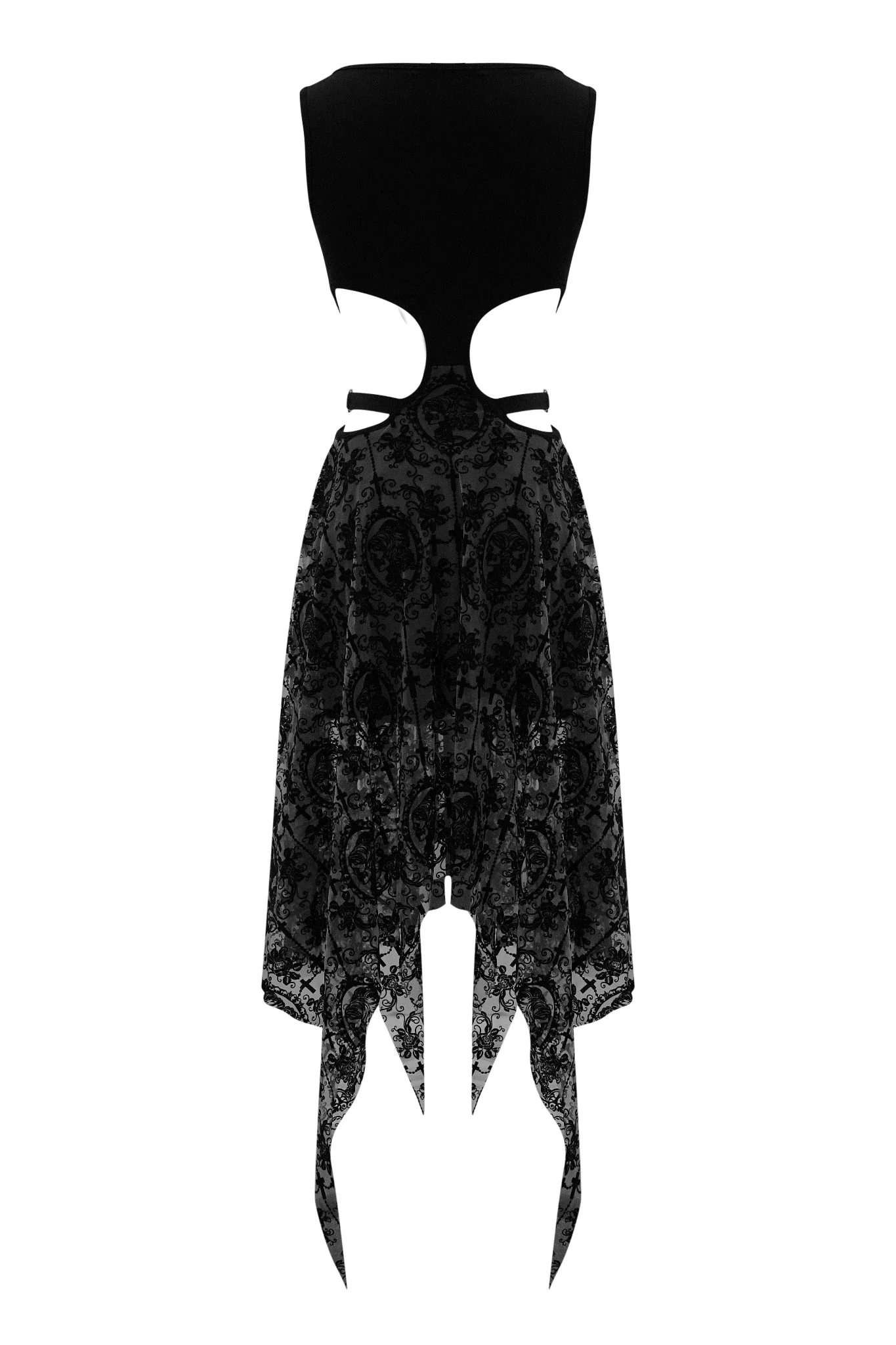 Lace Cameo Butterfly Dress - Image 15