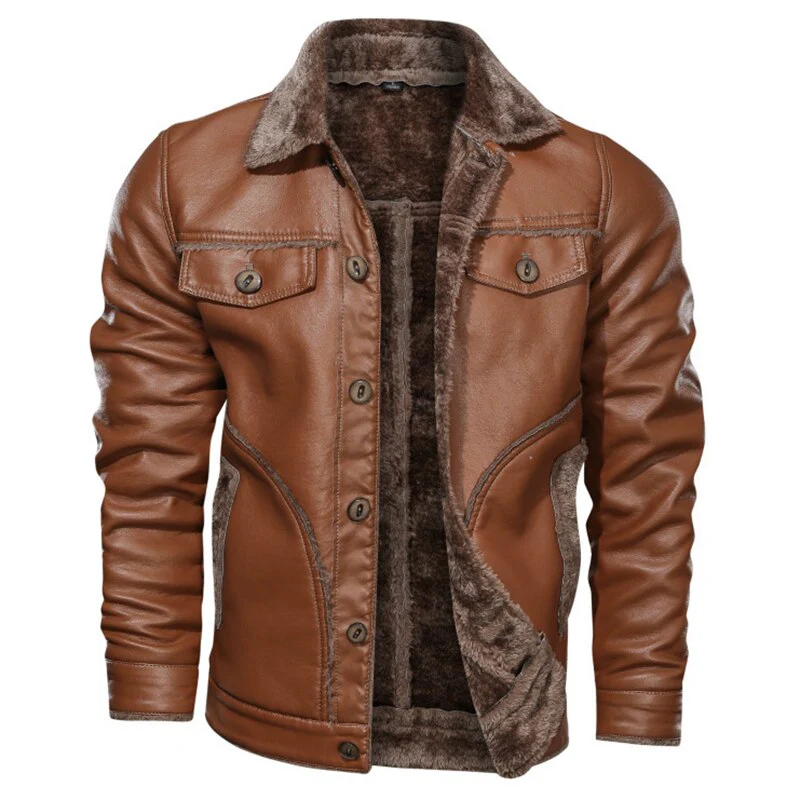 Men's Leather Jacket - Image 3