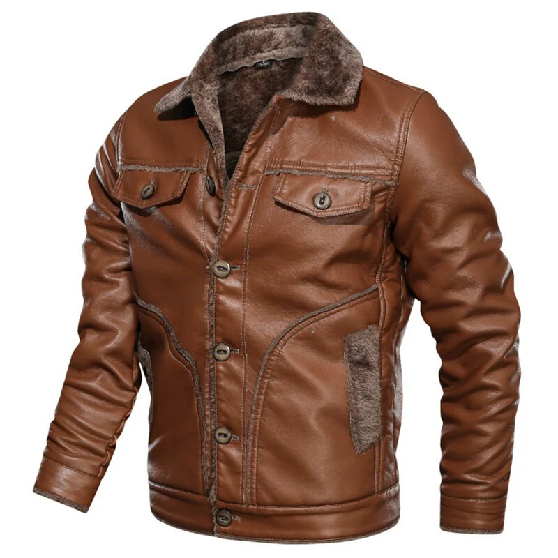 Men's Leather Jacket - Image 4