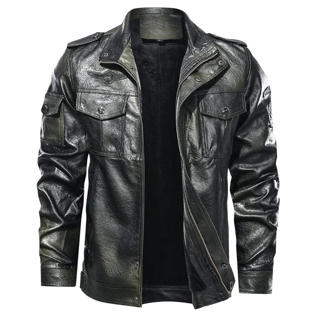 Men's Leather Jacket - Image 3