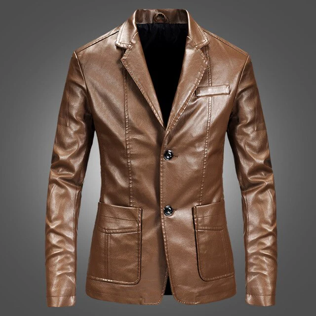 Men's Leather Jacket - Image 3