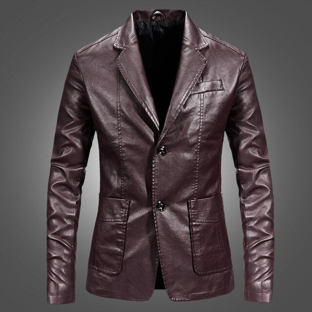 Men's Leather Jacket - Image 4