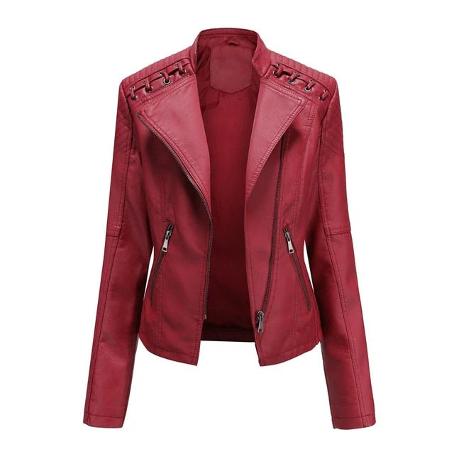 Midnight Leather Jacket - Image 5