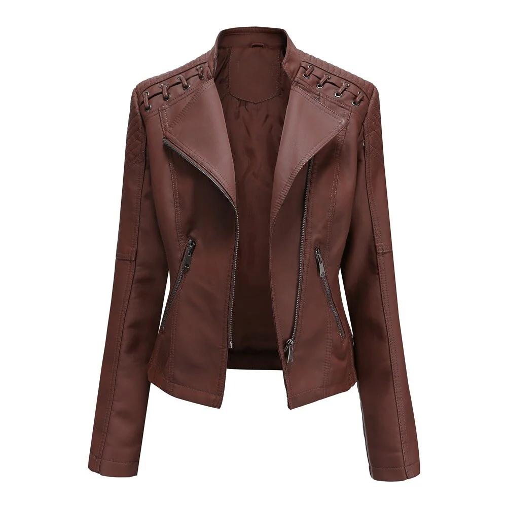 Midnight Leather Jacket - Image 6
