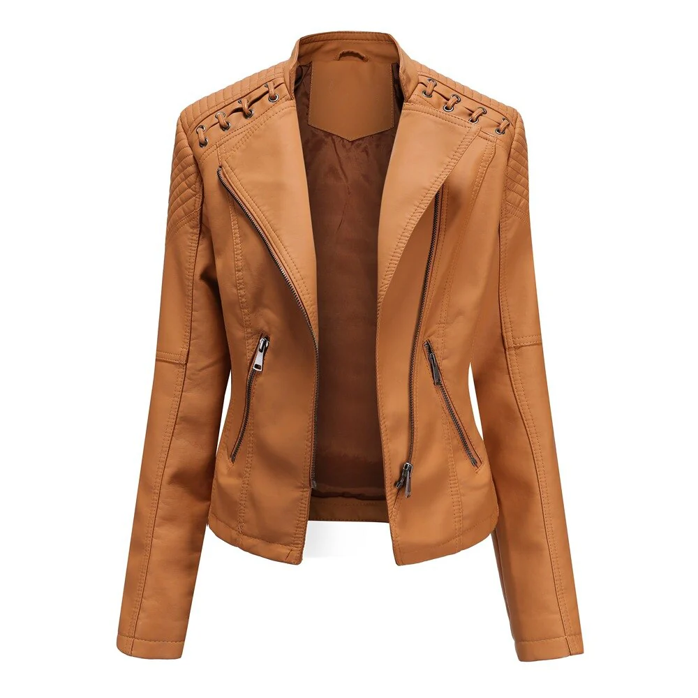 Midnight Leather Jacket - Image 7
