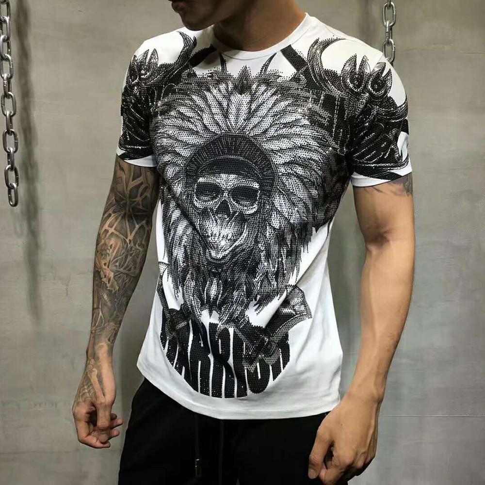 Rhinestone Skull T-Shirt - Image 3