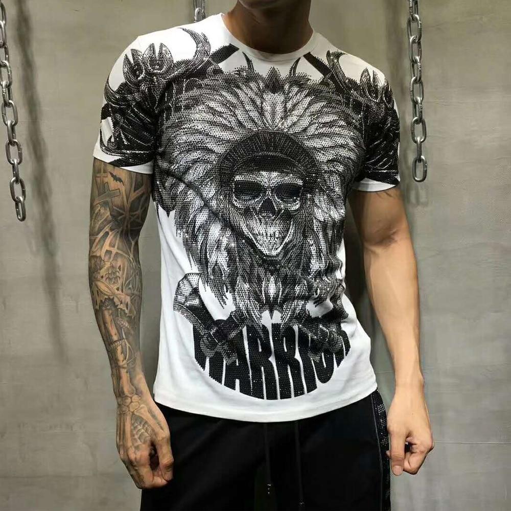 Rhinestone Skull T-Shirt - Image 4