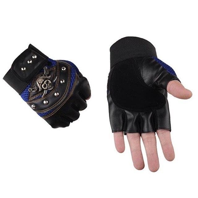 Motorcyclist Leather Gloves - Image 3