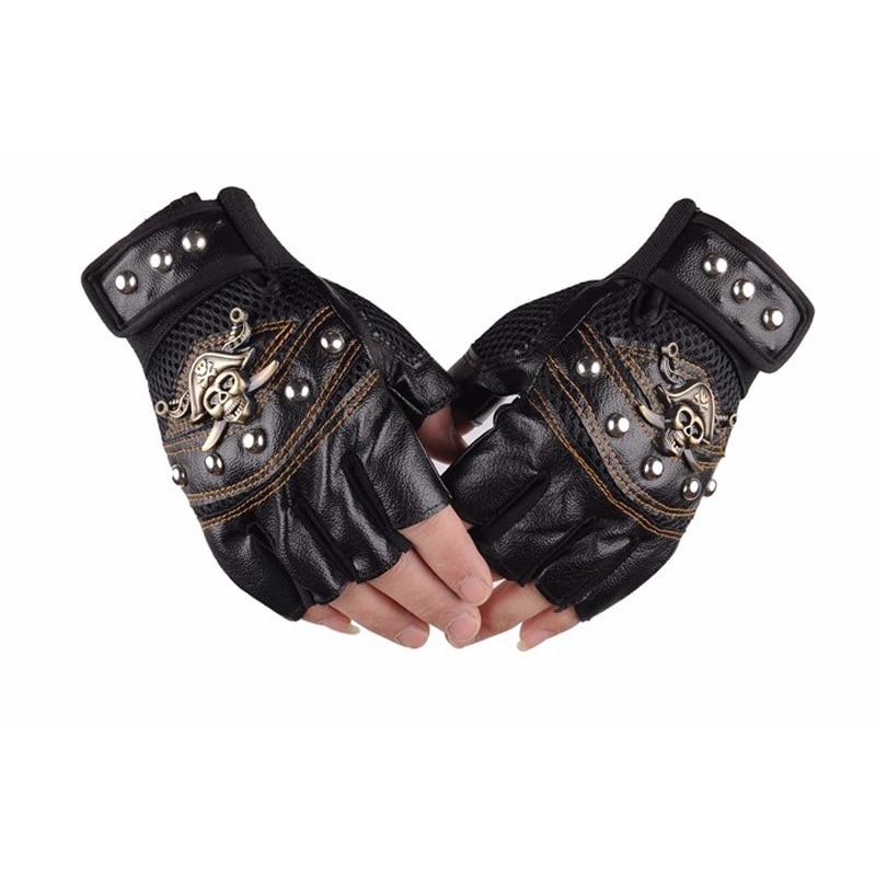 Motorcyclist Leather Gloves - Image 4