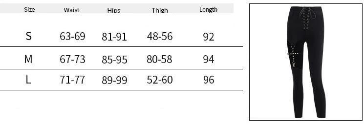 'Soulless' Lace up Jeans - Image 8