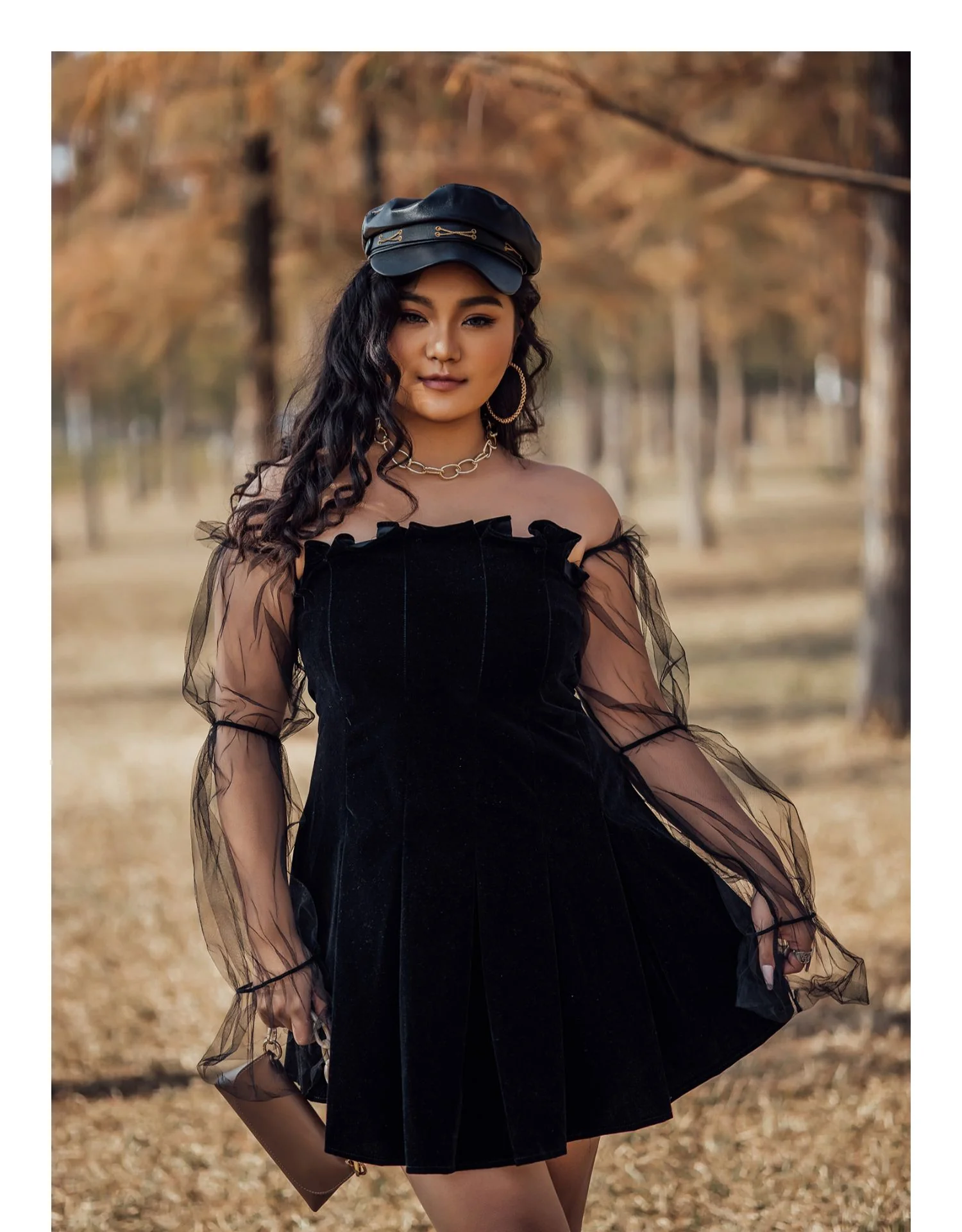 The Bubble Goth Mini Dress - Image 15