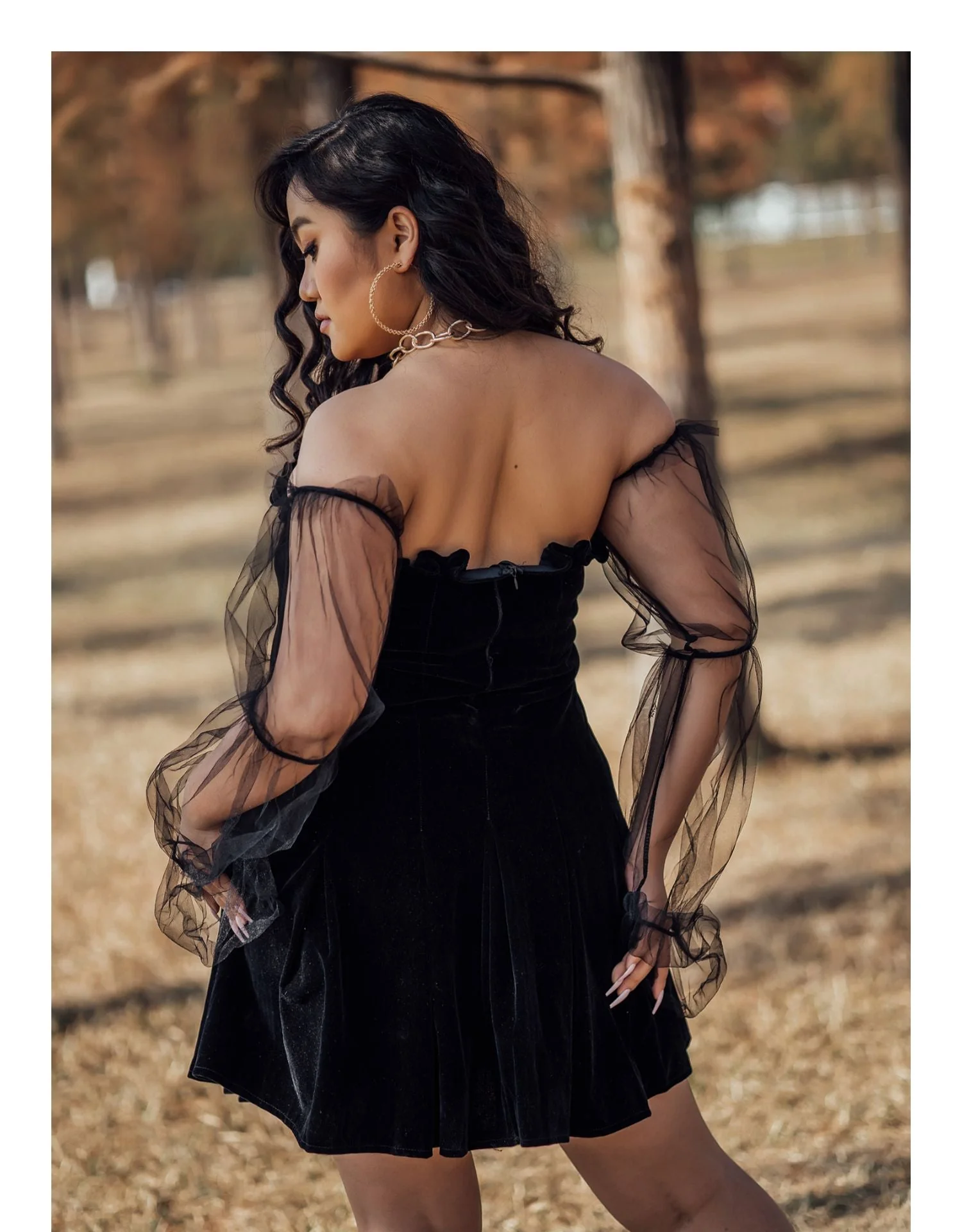 The Bubble Goth Mini Dress - Image 20