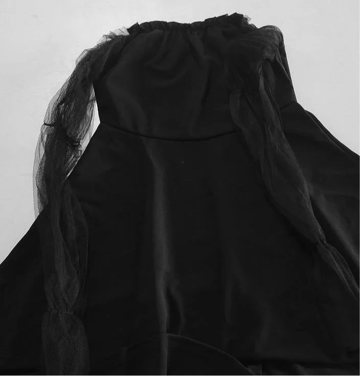 The Bubble Goth Mini Dress - Image 24