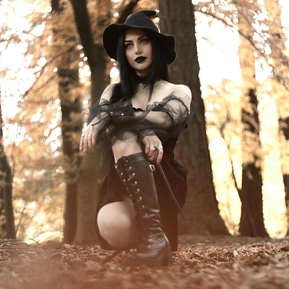 The Bubble Goth Mini Dress - Image 26