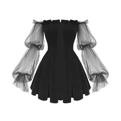 The Bubble Goth Mini Dress - Image 3
