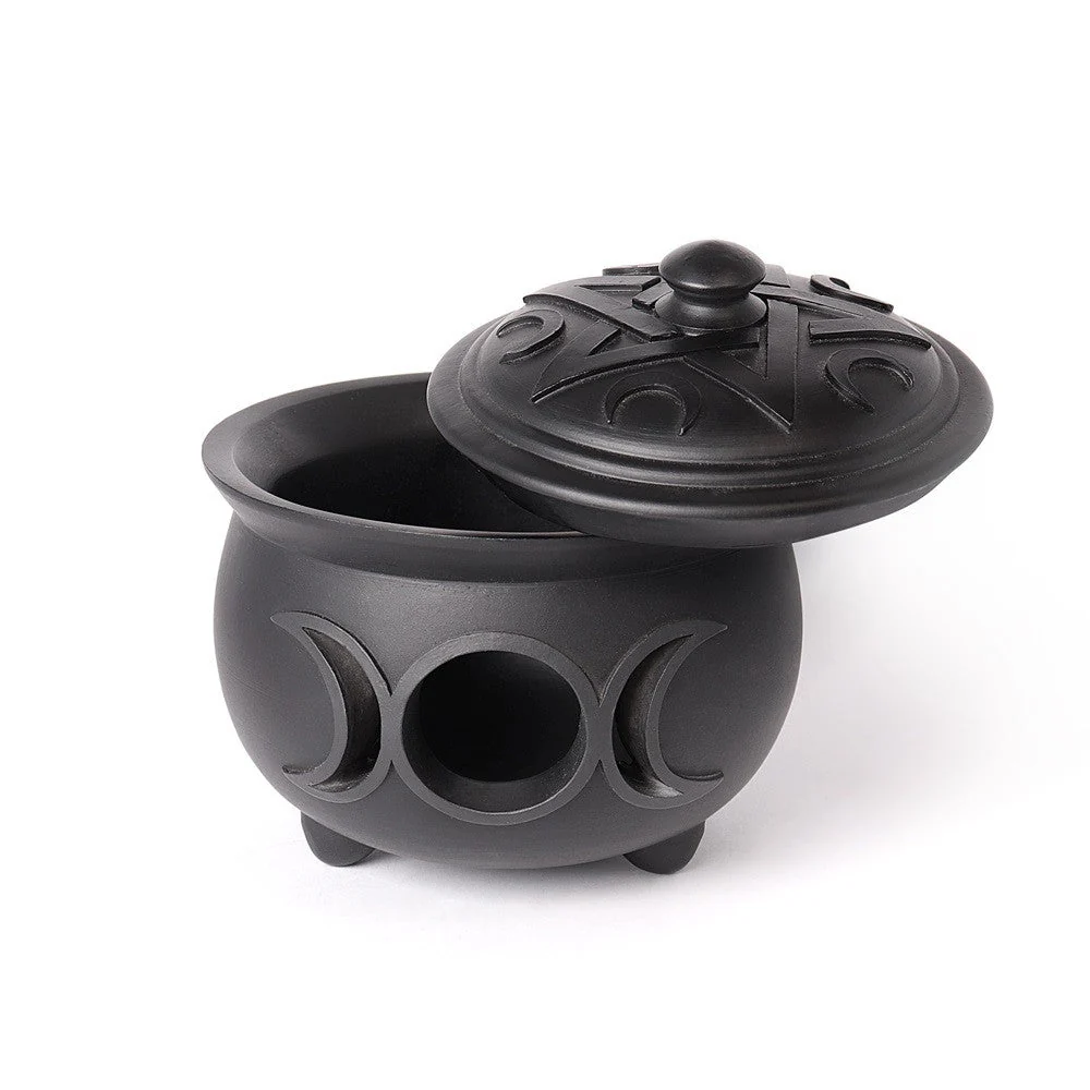 Triple Moon Cauldron Pot - Image 3