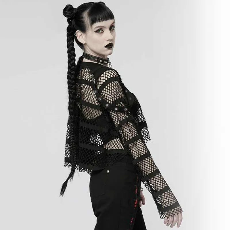 Women's Gothic Crop Top - Image 3